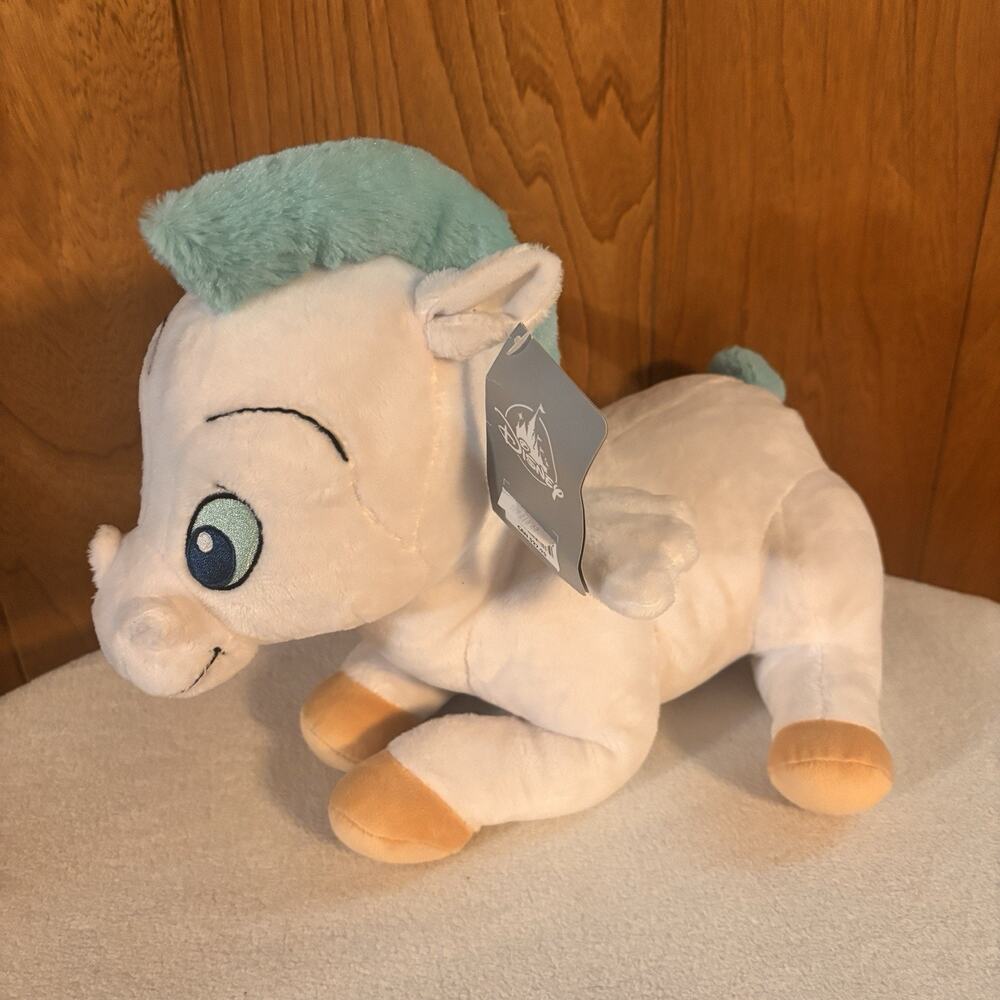 Disney Store Small Pegasus Plush Hercules Winged Horse NEW WITH TAG 15 Inches